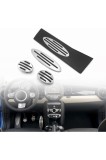 Acoperiș pentru pedalele de fr&acirc;nă, ambreiaj și accelerație Heinmo pentru Cooper R50-R61 F54-F60 (Manual-4PC)