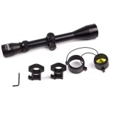 Luneta V&acirc;nătoare Bushnell 3-9x40, Zoom 3-9x, Obiectiv 40mm, Lentile Tratate, Montură 11/22mm, Negru Mat