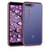 Husa pentru Huawei Y6 (2018), Silicon, Roz, 45286.02, Carcasa, Kwmobile