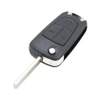 Cheie auto completa compatibila Opel Vectra C 434 Mhz PCF7946 3 butoane foto