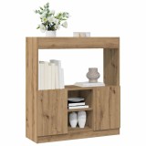 VidaXL Dulap &icirc;nalt, stejar artizanal, 92x33x100 cm, lemn prelucrat