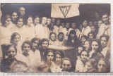 Bnk foto Principesa Ileana impreuna cu membre ACF - 1924, Alb-Negru, Romania 1900 - 1950, Monarhie