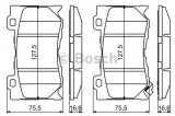 Set placute frana,frana disc INFINITI FX (2008 - 2016) BOSCH 0 986 494 707