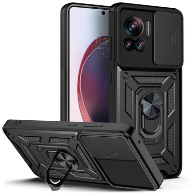 Husa pentru Motorola Edge 30 Ultra, Techsuit CamShield Series, Black foto