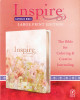 Inspire Catholic Bible NLT Large Print (Leatherlike, Pink Fields with Rose Gold): The Bible for Coloring &amp; Creative Journaling
