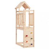 Cumpara ieftin Turn joacă cu perete cățărare, 53x110x214 cm, lemn masiv de pin