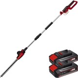 Einhell GC-HH 18/45 Li T PXC + Twinpack CB - Masina de tuns gard viu 41 cm + Set 2 acumulatori Li-Ion 18 V 2.5 Ah