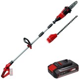 Einhell GE-HC 18 Li T PXC - Drujba 20 cm 3.76 m/s accesorii + Acumulator Li-Ion 18 V 2.5 Ah
