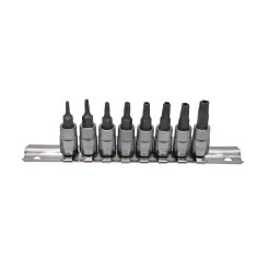 Topmaster Profesional Set 8 biti Torx Penta gaura de siguranta 1/4&#039; TS8-40