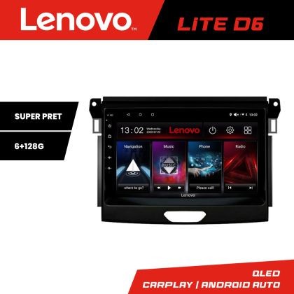 Navigatie Ford Ranger Lenovo Kit-574 8 core 6+128 GB Android Waze USB Navigatie Internet Youtube Radio CarStore Technology