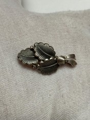 BROSA ARGINT 835 - Designer : D.N. - Scandinava - Art Deco - 1950-60 !