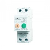 Siguranta Automata Inteligenta Techstar&reg; WiFi, Monitorizare Consum, Tuya/Smartlife, 2P Pol, 1P+N, Monofazat, 63A, Compatibila Google Home si Alexa