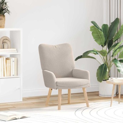 vidaXL Fotoliu de relaxare Gri deschis 63 x 67 x 94 cm țesătură foto
