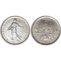 Franta 1971 - 5 francs aUNC