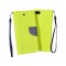 Husa Flip Fancy Microsoft LUMIA 930 Verde/Blue