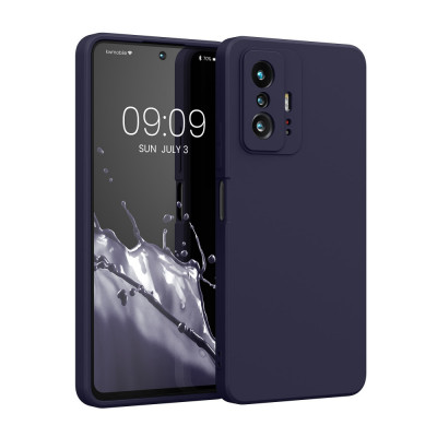 Husa Kwmobile pentru Xiaomi 11T/11T Pro, Silicon, Albastru, 56573.186 foto