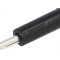 Mufă Banană 4mm 16A 50VDC Neagră
