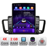 Navigatie dedicata Peugeot 508 K-5637 ecran tip TESLA 9.7&quot; cu Android Radio Bluetooth Internet GPS WIFI 2+32 DSP Quad Core CarStore Technology