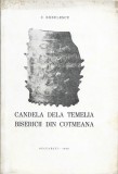 C9384N Candela dela temelia bisericii din Cotmeana de Constantin Bobulescu, 1943