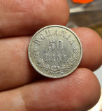 50 bani 1873 Detalii Frumoase