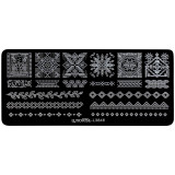 Matrita Metalica Stampila Unghii LUXORISE, Rule Breaker