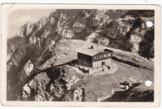 AMS - ILUSTRATA 1320, MUNTII BUCEGI, ANUL 1954, cu perforari