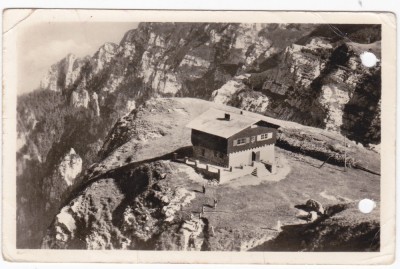AMS - ILUSTRATA 1320, MUNTII BUCEGI, ANUL 1954, cu perforari foto