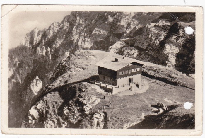 AMS - ILUSTRATA 1320, MUNTII BUCEGI, ANUL 1954, cu perforari
