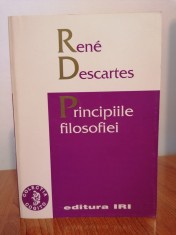 Rene Descartes, Principiile filosofiei