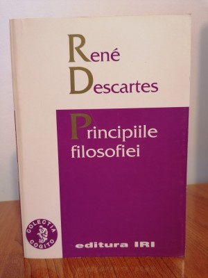 Rene Descartes, Principiile filosofiei foto