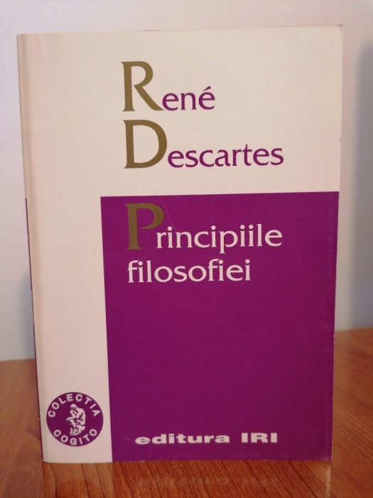 Rene Descartes, Principiile filosofiei