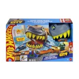 HOT WHEELS CITY PISTA DE CURSE PLAJA RECHINULUI CHOMP CU MASINUTA INCLUSA SuperHeroes ToysZone