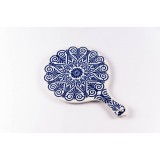 Platou din ceramică cu m&acirc;ner | tatto albastru