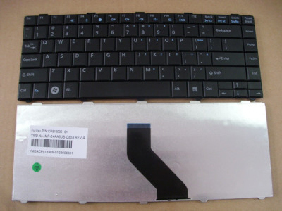 Tastatura laptop noua Fujitsu Lifebook LH530 LH531 LH520 Black US foto