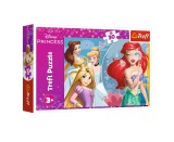 Puzzle Trefl Disney Princess, Printese Fericite, 30 piese, Lean 27860