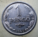 1.237 UNGARIA WWII 1 PENGO 1942, Europa, Aluminiu