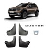 Set Aparatori Noroi Fata Spate Originale Dacia Duster 2010-2017, Suruburi Incluse