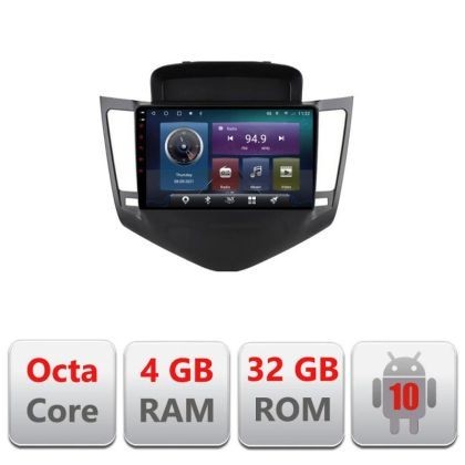 Navigatie Chevrolet Cruze 2009- C-045 Octa Core cu Android Radio Bluetooth Internet GPS WIFI 4+32GB CarStore Technology