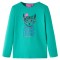 Tricou de copii cu m&acirc;neci lungi, verde aprins, 92 13579