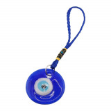 Amuleta feng shui cu ochi protector din sticla rotund 4cm, Stonemania Bijou