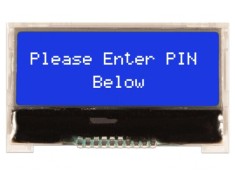 Afișaj LCD Alfanumeric 16x2 COG STN Negativ LED Albastru 3.3V