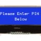 Afișaj LCD Alfanumeric 16x2 COG STN Negativ LED Albastru 3.3V
