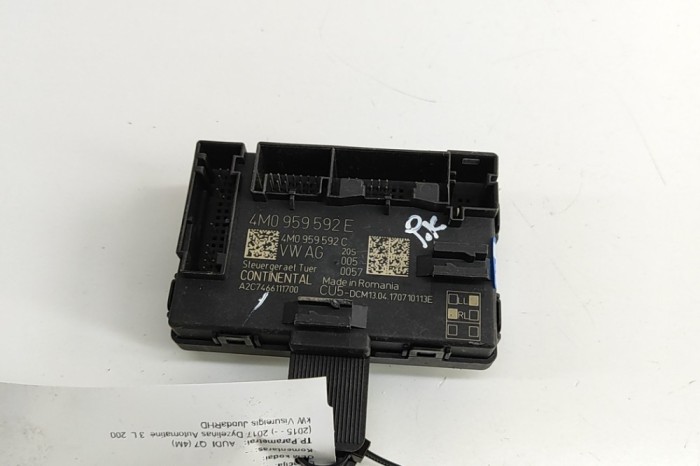 Modul de control ușă st&acirc;nga față AUDI Q7 4M 2017 OEM: 4M0959592E,4M0959592C,A2C7466111700 29373695