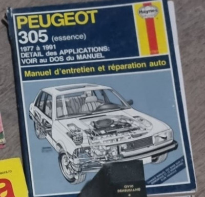 Peugeot 305 - Manuel d&amp;#039;entretien et reparation auto foto