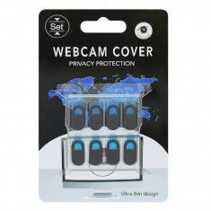 Set protectii camera, Flippy, 8 buc, negru