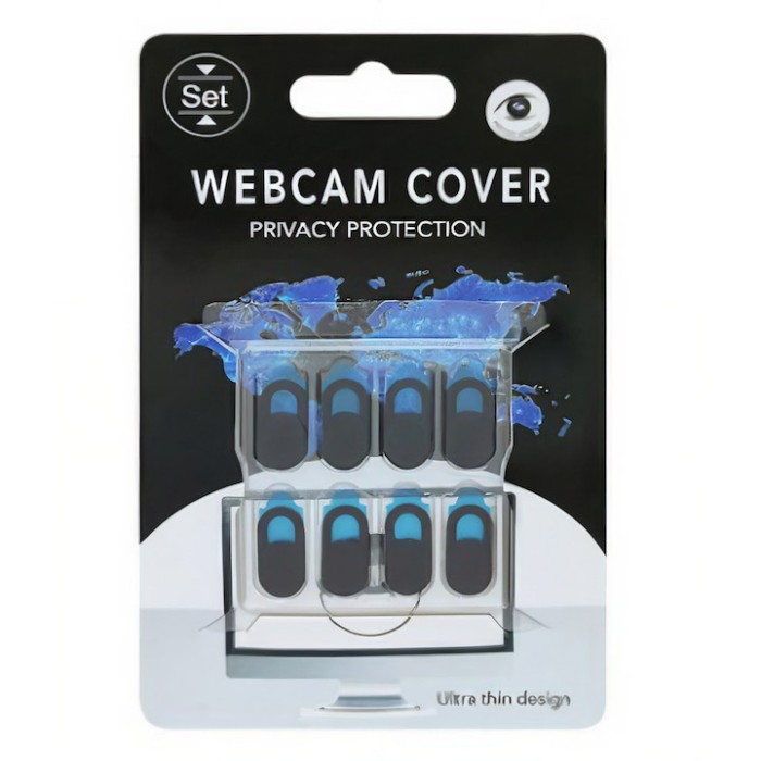 Set protectii camera, Flippy, 8 buc, negru