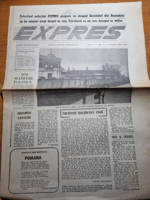 ziarul expres 13 februarie 1990-articol gica hagi foto