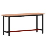 Cumpara ieftin Banc de lucru 180x55x81,5 cm, lemn masiv de fag si metal