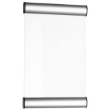 Suport metalic pentru nume, pentru semnalizare usa, 24 x 15 cm, ALCO