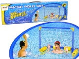 Poarta plutitor, pentru polo de apa, cu minge si pompa, Leantoys
